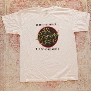 Anvil, Men’s Vintage White T-Shirt with Graphic Print